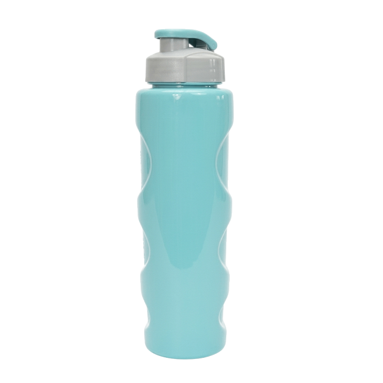 Бутылка для воды "HEALTH & FITNESS",anatomic, 700 мл., бирюзовая.